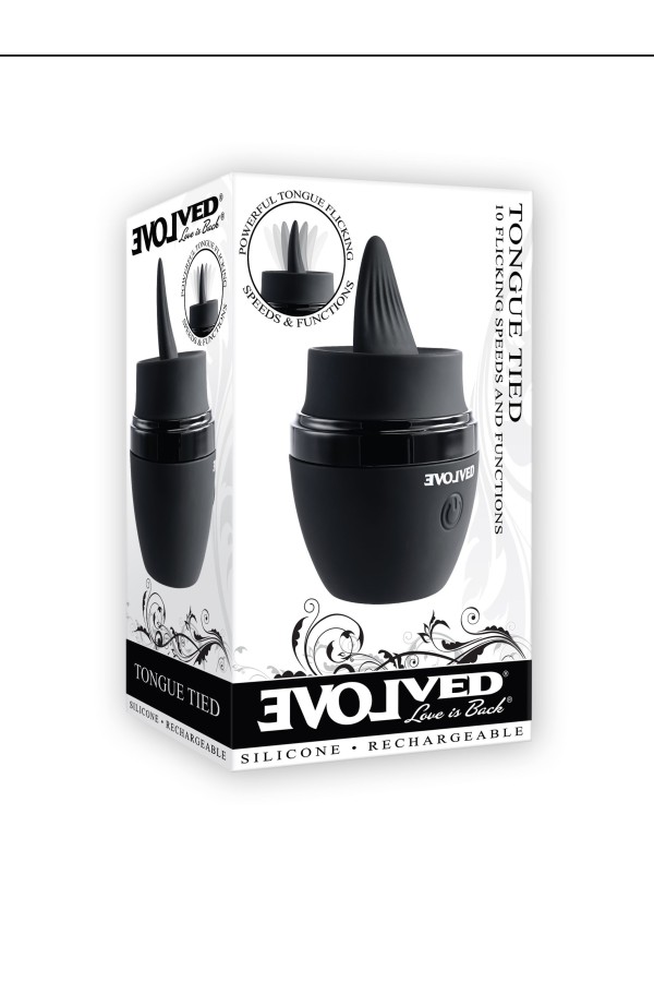 Evolved - Tongue Tied Vibrator - Schwarz