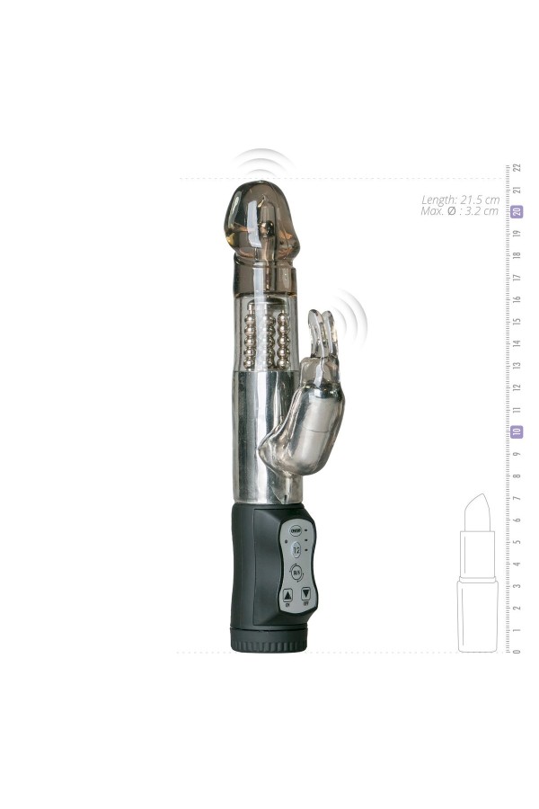 Rabbit Vibrator in Schwarz