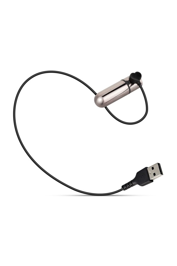 Anale Plugs mit Bullet-Vibrator - Schwarz