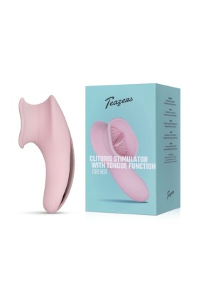 Klitorisvibrator mit Zunge - Rosa