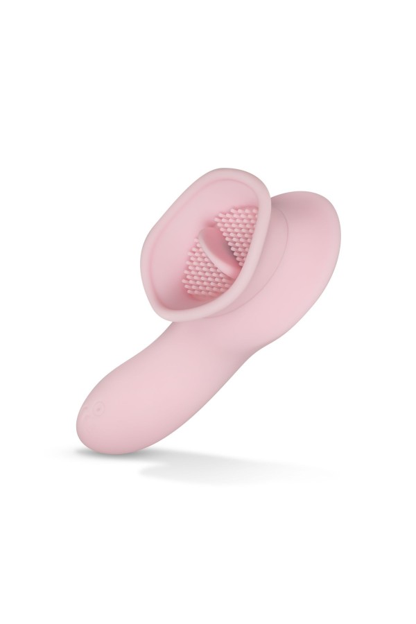 Klitorisvibrator mit Zunge - Rosa