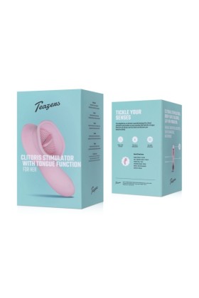 Klitorisvibrator mit Zunge - Rosa