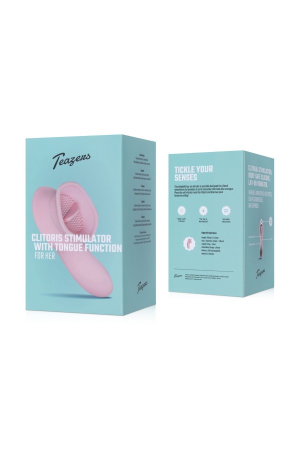 Klitorisvibrator mit Zunge - Rosa