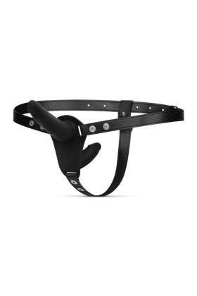 Fetish Collection - Doppelseitiger Strap-On-Dildo - Schwarz