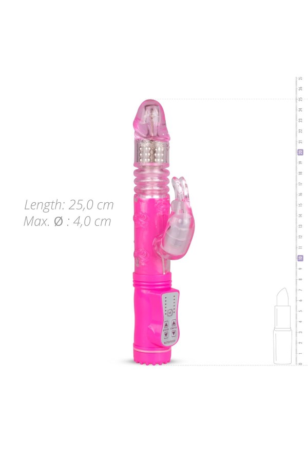 EasyToys Stoßender Hasen-Vibrator - Rosa