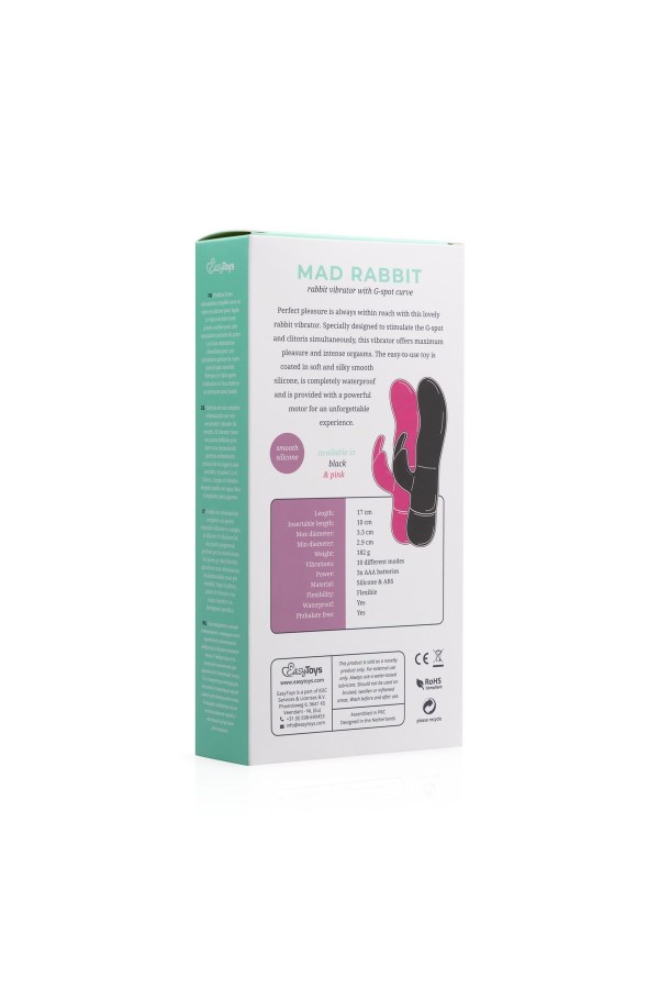 Mad Rabbit Vibrator - Rosa
