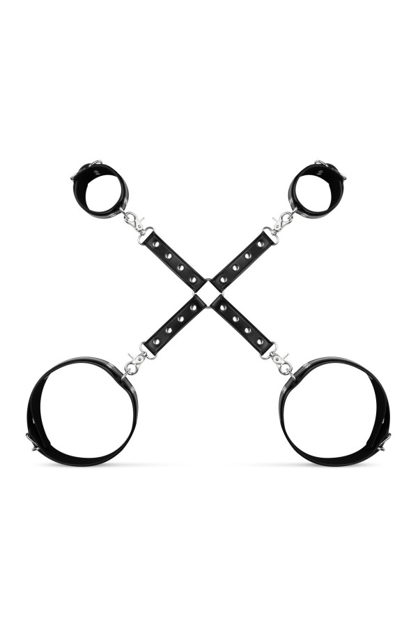 Bedroom Fantasies - Handschellen- und Hogtie-Set - Schwarz