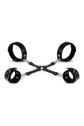 Bedroom Fantasies - Handschellen- und Hogtie-Set - Schwarz