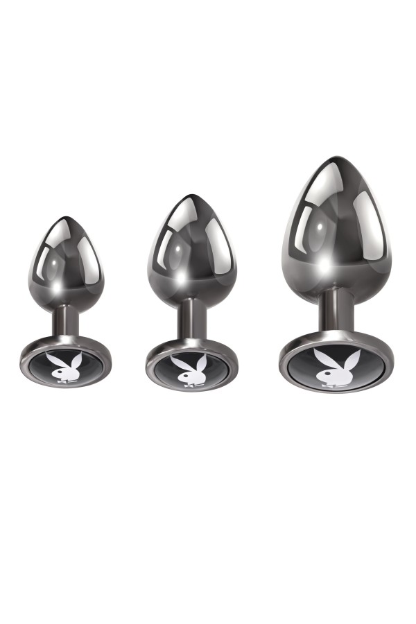 Playboy - Pleasure 3 Ways Anal Plug Set