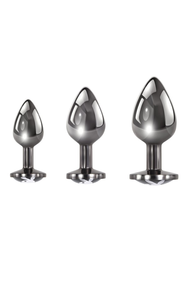 Playboy - Pleasure 3 Ways Anal Plug Set