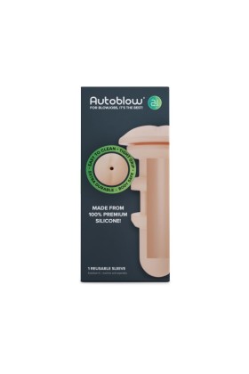 Autoblow - A.I. Anallustkanal aus Silikon - Beige