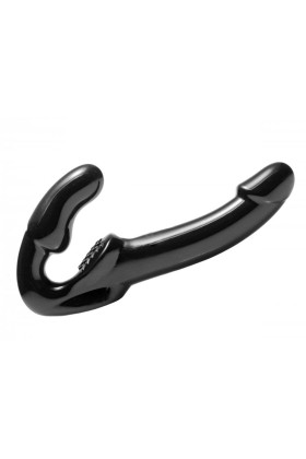 Strapless Strap-on in Schwarz