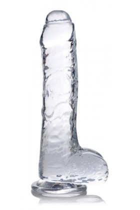 Jock C-Thru Transparenter Dildo - 21 cm