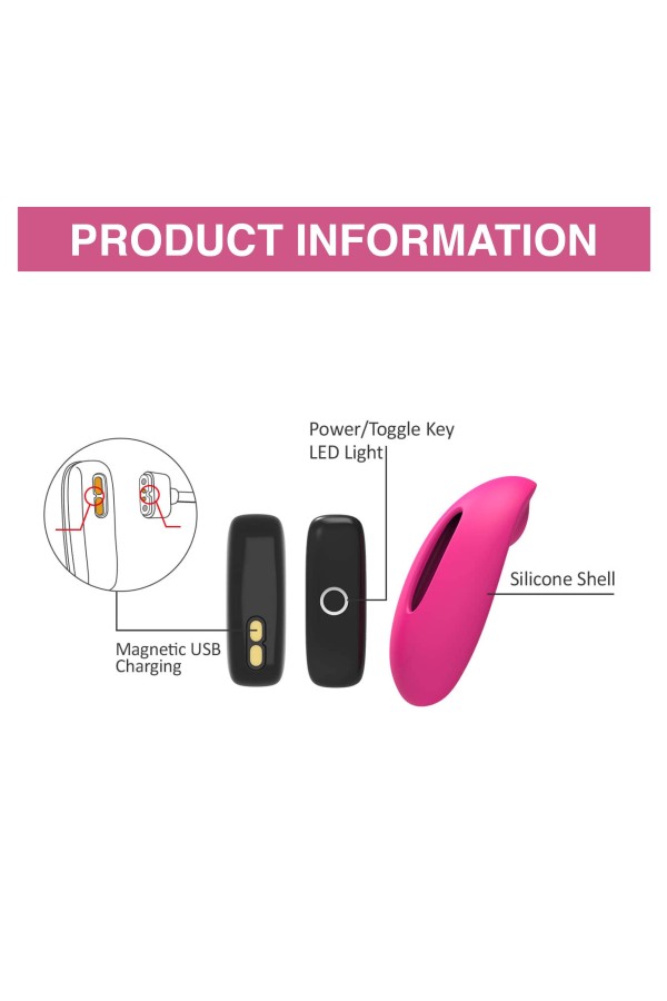 Magic Motion - Candy App-gesteuerter Panty Vibrator - Pink