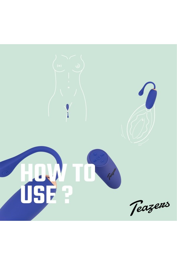 Teazers Vibro-Ei mit Fernbedienung