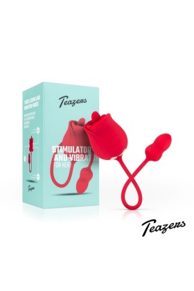 Teazers Rose Vibrator und Klitoris-Stimulator