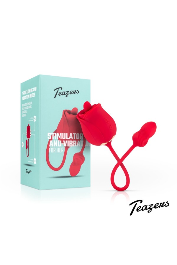 Teazers Rose Vibrator und Klitoris-Stimulator