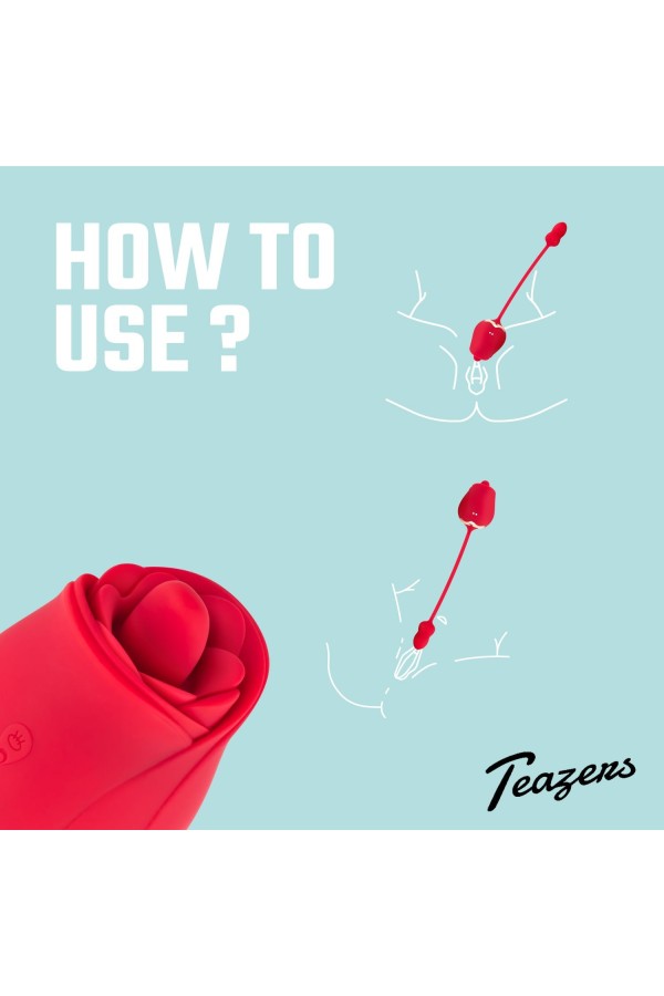 Teazers Rose Vibrator und Klitoris-Stimulator