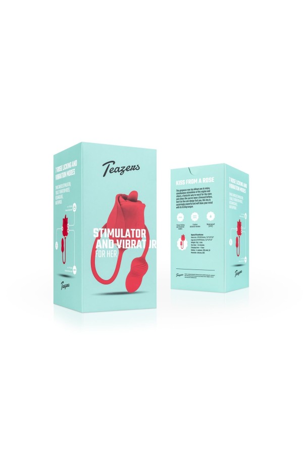 Teazers Rose Vibrator und Klitoris-Stimulator