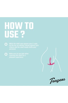 Teazers Tragbarer Vibrator mit Fernbedienung