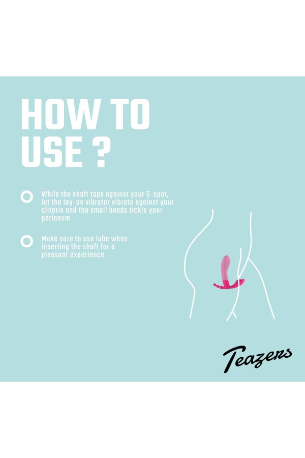 Teazers Tragbarer Vibrator mit Fernbedienung