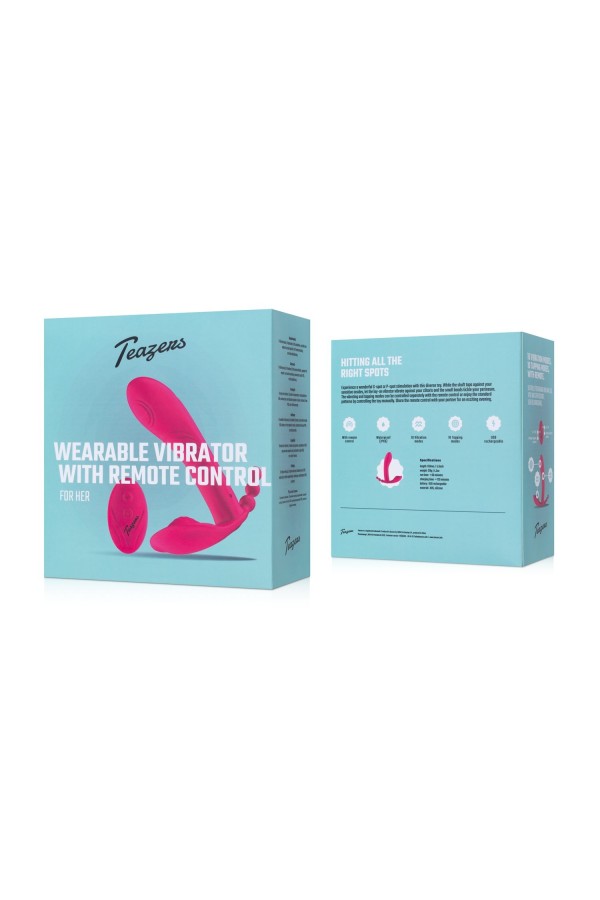 Teazers Tragbarer Vibrator mit Fernbedienung