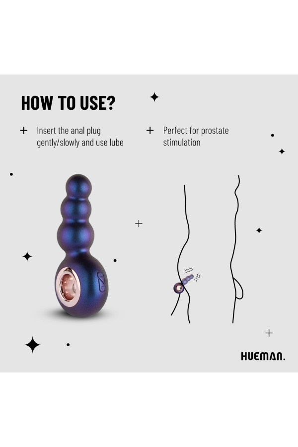 Hueman - Outer Space vibrierender Analplug