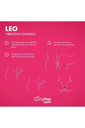 EasyConnect - Vibrations-Penisring Leo, app-gesteuert