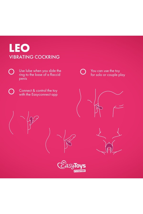EasyConnect - Vibrations-Penisring Leo, app-gesteuert
