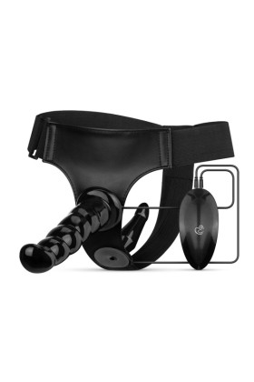 Fetish Collection - Vibrierendes Strap-On Set - Schwarz