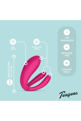 Teazers Paarvibrator mit Fernbedienung