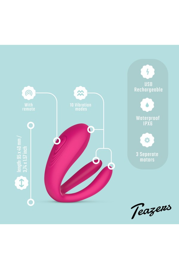 Teazers Paarvibrator mit Fernbedienung