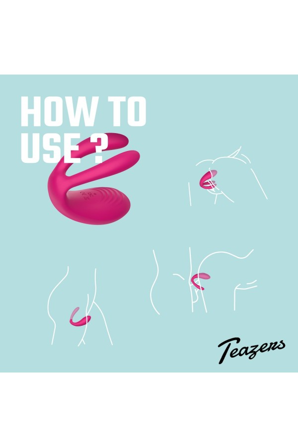 Teazers Paarvibrator mit Fernbedienung