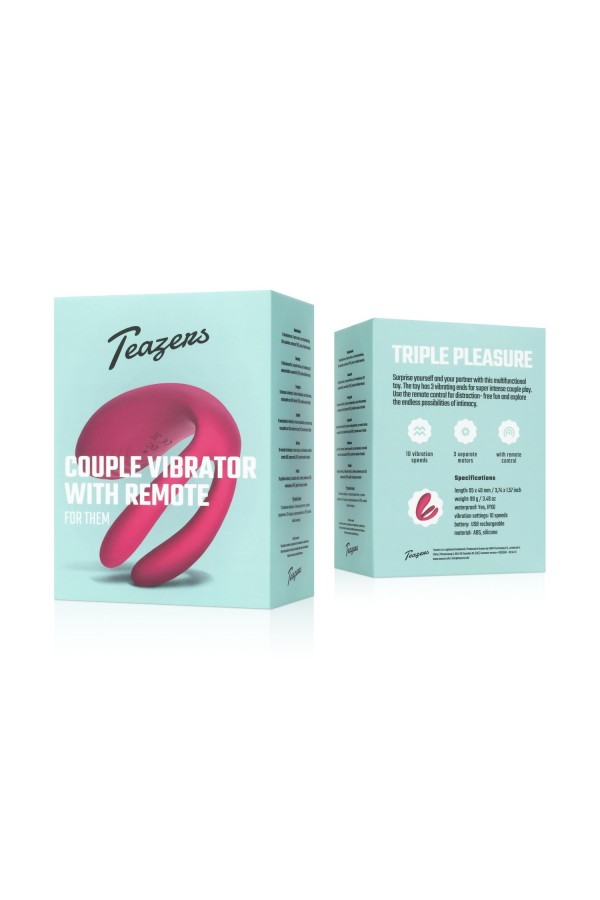 Teazers Paarvibrator mit Fernbedienung