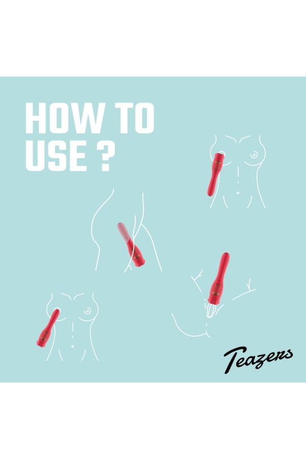 Teazers Vibrator mit leckendem Klitorisstimulator