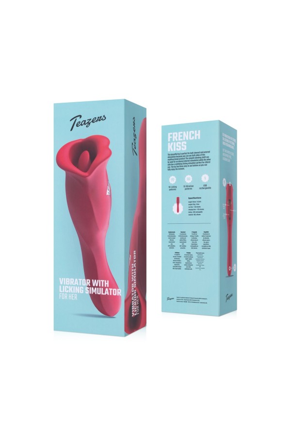Teazers Vibrator mit leckendem Klitorisstimulator