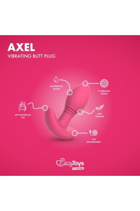 EasyConnect - Vibrierender Analplug Axel, app-gesteuert