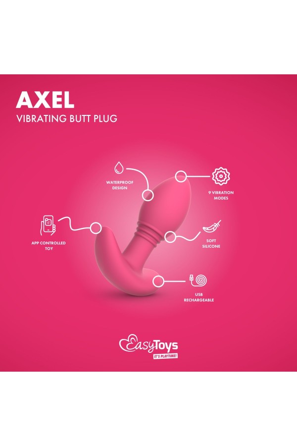 EasyConnect - Vibrierender Analplug Axel, app-gesteuert