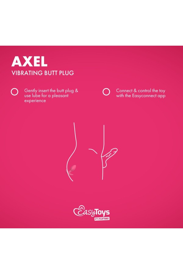 EasyConnect - Vibrierender Analplug Axel, app-gesteuert