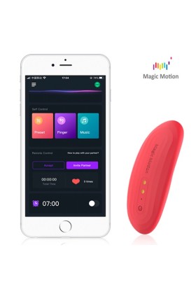 Magic Motion - App-gesteuerter Nyx Smart Panty Vibrator - Rot