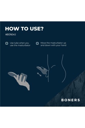 Boners Elektrischer Masturbator - Blau