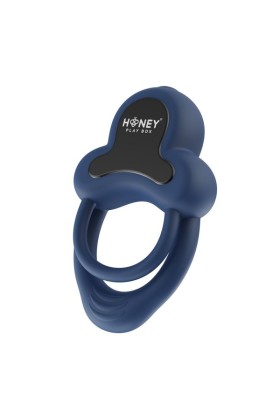 HoneyPlayBox - Anello-App-gesteuerter vibrierender doppelter Cockring