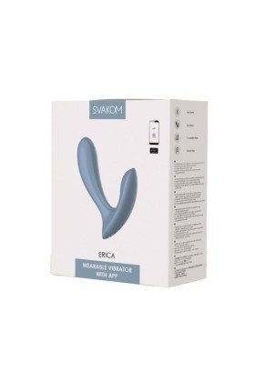SVAKOM - Erica Panty Vibrator - Staubiges Blau