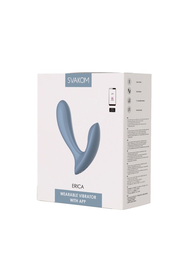 SVAKOM - Erica Panty Vibrator - Staubiges Blau