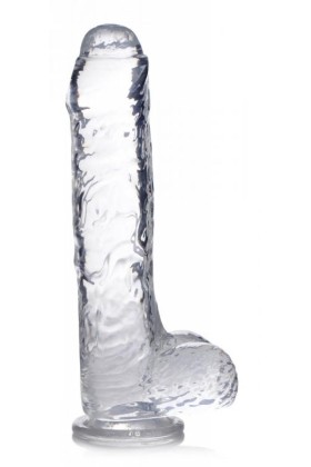 Jock C-Thru Transparenter Dildo - 25 cm
