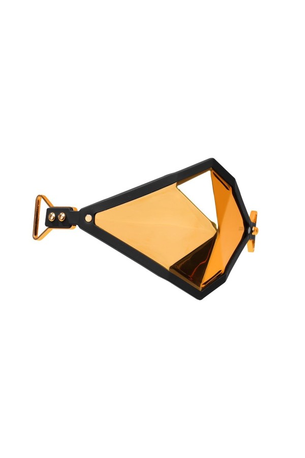 LOCKINK - Goldenes Punker Maulkorb-Knebel-Set