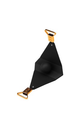 LOCKINK - Goldenes Punker Maulkorb-Knebel-Set