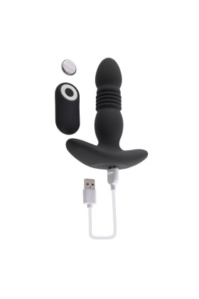 Playboy - Vertraue dem Stoß-Buttplug - Schwarz