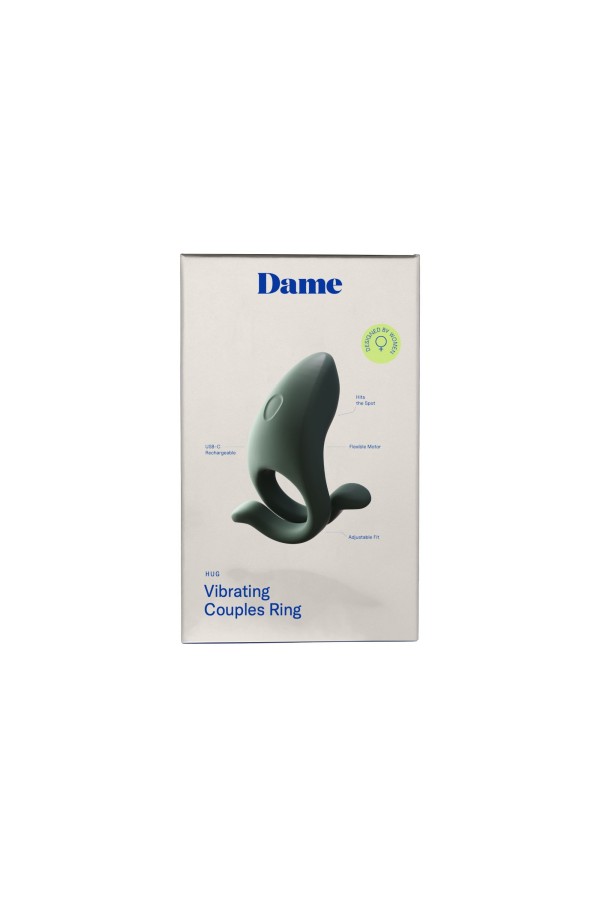 Dame – Hug Verstellbarer Cockring – Stahlgrau