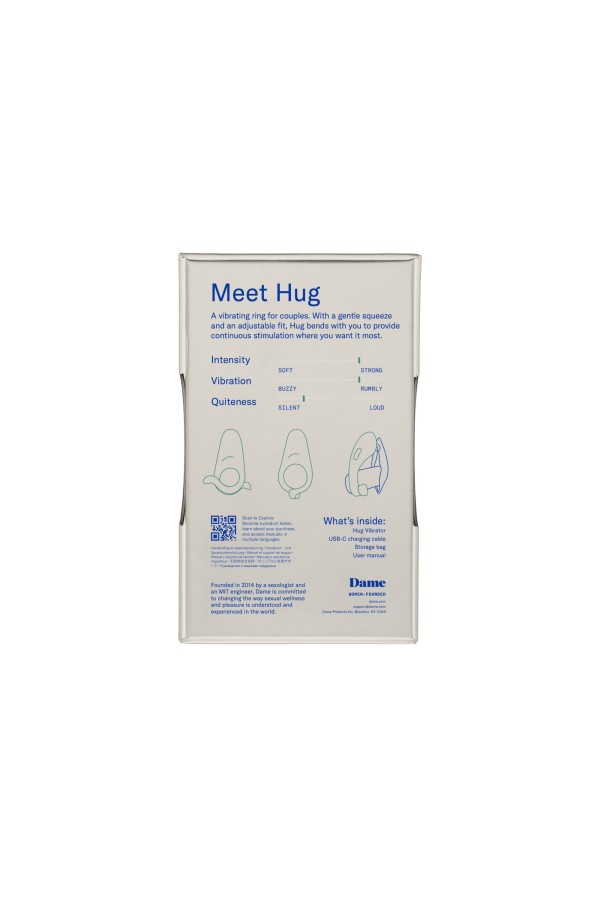 Dame – Hug Verstellbarer Cockring – Stahlgrau